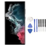 Yanmis Écran de Remplacement pour S22 Ultra 5G SM S908U SM S908U1 SM G908A SM S908W, 6,8 Pouces, écran Tactile Numériseur avec Digitale du Cadre, Version Américaine