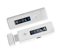 Yanmis Émetteur et Récepteur HDMI sans Fil, Double Bande 5G/2,4G, Décodage HD 4K/8K sans Latence, Affichage LED Double Mode, Répéteur 60 M pour Projecteur, TV, Smartphone, etc. (White)