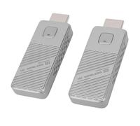 Yanmis Émetteur et Récepteur Vidéo sans Fil, Décodage 4K, Sortie 1080P, Kit D'adaptateur D'affichage sans Fil Double Bande, pour Projecteur de Télévision, Ordinateur Portable, Caméra,