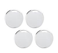 Yanmis Enjoliveurs de Centre de Roue Universels de 65 Mm, Lot de 4 Cache-moyeux de Roue pour Voitures de Sport, SUV, Berlines, Diamètre Intérieur de 48 Mm, Enjoliveurs de Voiture en Métal ABS pour