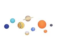 Yanmis Ensemble de 9 Modèles de Système Solaire pour Enfants, Jouets Planétaires éducatifs, Outil d'apprentissage de L'astronomie, Matériau en Vinyle de Haute qualité