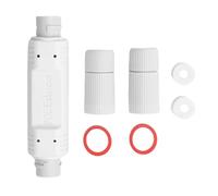 Yanmis Extenseur Poe en Plein Air, Transmission de Puissance et de Données Max 500m IEEE802.3af / à 1000 Mbps Répéteur de Poe Longue Distance pour Les Caméras Sonnets