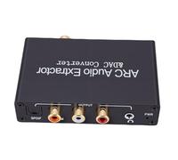 Yanmis Extracteur HD ARC 192 KHz, Convertisseur Numérique vers Analogique avec Sortie Optique Coaxiale L R 3,5 Mm, pour TV DVD PC avec Fonction ARC