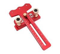 Yanmis Fine Gigue de Table de Gabarit de Gabarit de Rip, la Bande Fine Coupe les Ajustements de Déchirure Rapide pour 3/8 Pouces X 3/4 Pouce U Slot 1/4in X 3/8in T Fente, 3 Poulies en