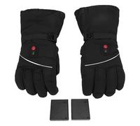 Yanmis Gants Chauffants pour Hommes et Femmes, Gants Chauffe-Mains avec écran Tactile, étanches, 3 Réglages de Chauffage, Alimentés par Batterie, pour la Conduite Hivernale, Le