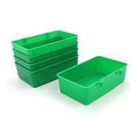 Yanmis Gobelets Durables pour Cage à Oiseaux, 20 Pièces, avec Conception Facile à Suspendre, pour Nourrir et Hydrater les Petits Animaux, Bols D'eau et de Nourriture en Plastique (Mangeoire à oiseaux)