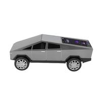 Yanmis Haut-Parleur Bluetooth pour Camion électrique, Haut-Parleur Portable avec écran D'affichage Dynamique, Radio FM, Lumières de Fête LED, Micro intégré, Stéréo sans Fil, pour (Gray)