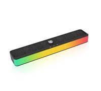 Yanmis Haut-Parleur de Barre de Son de Jeu RVB, Son Stéréo de Basses Riches, Haut-Parleur D'Ordinateur avec BT6.0, éclairage LED de Synchronisation de Musique, alimenté par USB, pour