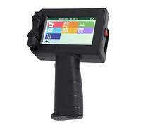 Yanmis Imprimante à Jet d'encre Portable LA50, Imprimante à Jet d'encre Portable, Hauteur de Jet d'encre Réglable de 2 à 12,7 Mm, écran Tactile HD, pour la Production de Codes à Barres