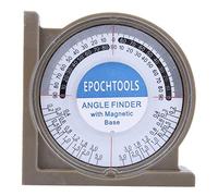 Yanmis Inclinomètre, 0-360 Degrés Détecteur d'angle d'Inclinomètre de Pente Multifonctionnel Outil de Mesure d'angle Indicateur de Pente