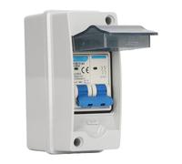 Yanmis Interrupteur Solaire D'isolateur Photovoltaïque Installation Sûre Couverture Transparente IP65 DC Disconnect Commutateur pour le Système de Production D'énergie Solaire RV Polycarbonate ABS