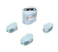 Yanmis Jouets Interactifs pour Chats D'intérieur, Jouet électronique Intelligent avec Télécommande, Vitesse Réglable, Chenille Gazouillante pour Chats Qui S'ennuient (Blue)