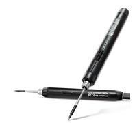 Yanmis Kit de Fer à Souder USB avec 3 Réglage de la Température de Vitesse Portable Soudage Soudage Pen pour la Maintenance Utilisation du Métal alimenté par Batterie (BLACK)