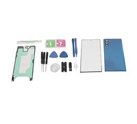 Yanmis Kit de Réparation de Coque Arrière en Verre pour Note 10 avec Kit de Réparation de Verre d'écran Avant, Porte de Boîtier de avec Adhésif Arrière, Lame en Plastique, Pilote pour Note 10 (Blue)
