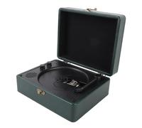 Yanmis Lecteur CD avec Haut-parleurs, Lecteurs CD Portables Rétro Bluetooth avec Télécommande, Prend en Charge la Carte Mémoire AUX USB, Décoration Vintage pour la Maison (Green)