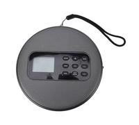 Yanmis Lecteur CD Portable, Batterie Rechargeable, Lecture 8H avec écran LCD, Boutons Rétroéclairés, Double Haut-parleurs Anti-Saut, pour Voiture, Maison, USB MP3