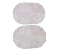 Yanmis Lot de 4 Sets de Table en Cuir, 45,7 X 30,5 Cm, Lavables pour Table de Salle à Manger, Tapis de de Patio Résistant à la Chaleur pour Une Utilisation Intérieure et Extérieure, Set de de