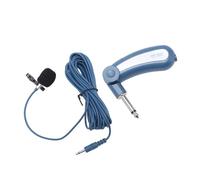 Yanmis Micro pour Instrument à Condensateur, Microphone Cravate à Clipser avec Prise Mâle 3,5 Mm, Adaptateur 6,35 Mm pour Présentateur D'église de Scène, Diffuseur, Hôte TV