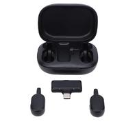 Yanmis Microphone Lavalier sans Fil Compatible avec Smartphone, jusqu'à 6 Heures D'autonomie sur Une Seule Charge, Mini Microphone Antibruit pour Vlog, Interviews