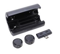 Yanmis Microphone Lavalier sans Fil, Micro Cravate à Réduction de Bruit Avancée avec Réverbération Intégrée pour L'enregistrement en Direct de Courtes Vidéos en Plein Air