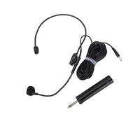 Yanmis Microphone pour Casque, Son HiFi Jack 3,5 Mm, Micro à Perche Réglable Flexible à 360 ° avec Câble de 1,2 M, pour Présentation de Chant, Amplificateur Vocal, Enseignant
