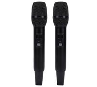 Yanmis Microphone sans Fil pour karaoké, Système de Microphone Bluetooth Double Portable avec Récepteur, Micro Dynamique Portable pour Le Chant, la Diffusion en Direct, Les Réunions de Famille, Les