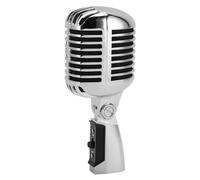 Yanmis Microphone Vocal Dynamique Rétro, Micro Cardioïde de Style Vintage, Microphone Classique en Alliage de Zinc pour KTV, Performances en Direct, Enregistrement en Studio, Podcast,