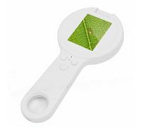 Yanmis Microscope Numérique Portable avec Grossissement 500X et écran 2,4", 16 Perles LED Bicolores, Bascule Facilement Entre la Lumière Blanche et Violette, Cadeau éducatif pour Enfants (White)