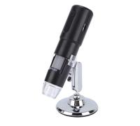 Yanmis Microscope Numérique sans Fil, Grossissement de 50x à 1000x avec des Microscopes Portables Portables avec Support Réglable, Loupe HD avec 8 Lumière LED pour la Tablette de