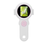 Yanmis Microscope pour Enfants avec écran LCD de 2 Pouces, Caméra Numérique Portable HD 1080P, Grossissement 1000X avec 8 Lumières LED, Jouet Scientifique éducatif pour Filles et Garçons de 3 à 10