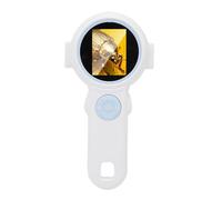 Yanmis Microscope pour Enfants avec écran LCD de 2 Pouces, Caméra Numérique Portable HD 1080P, Grossissement 1000X avec 8 Lumières LED, Jouet Scientifique éducatif pour Filles et Garçons de 3 à 10