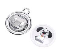 Yanmis Mini Localisateur d'animaux Bluetooth, Localisateur d'animaux de Compagnie, s'adapte Parfaitement à iOS et Android, Double Système Facile à Coupler pour Chiens,