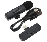 Yanmis Mini Micro à Revers sans Fil, Micro à 360 °, Réduction du Bruit Intégrée, Appairage Automatique Plug and Play, Microphone Cravate sans Fil pour TikTok Vlogging Podcast Livestream (1)