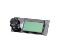 Yanmis Mini Module D'affichage LCD Compact 12864 pour Marlin DIY, Remplissage D'écran Réglable en Paramètres pour Les Utilisateurs D'imprimante 3D à Petite échelle (Noir sur Vert)