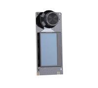 Yanmis Mini Module D'affichage LCD Compact 12864 pour Marlin DIY, Remplissage D'écran Réglable en Paramètres pour Les Utilisateurs D'imprimante 3D à Petite échelle (Blanc sur Bleu)