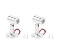 Yanmis Mini Projecteurs, 2 Pièces en Alliage D'aluminium DC 12V LED Projecteur de Lumière Chaude, Projecteur de Lampe D'accent pour L'entrée de Vitrine de Bijoux (Lumière naturelle)