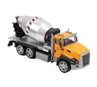 Yanmis Modèle de Simulation de Voiture D'ingénierie en Alliage, Jouet Amusant, Cadeau pour Enfants, Rapport 1:42, Idéal pour Les Enfants de 3 Ans + Alliage et Plastique (Camion malaxeur d'ingénierie)