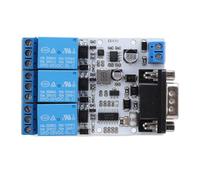 Yanmis Module de Relais MCU RS232 8 Bits, 3 Canaux 5-32V, Carte de Relais Optocoupleur pour MODBUS RTU, Détection Numérique, Contrôle de Puissance