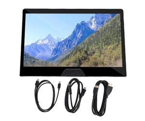 Yanmis Moniteur Portable, 11,6 Pouces 2,5k FHD 120Hz Moniteur D'ordinateur Portable SRGB Complet, HDMI, USB C, Prise Casque 3,5 Mm, Construit en 2 Haut-parleurs, écran Tactile Externe
