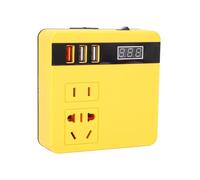 Yanmis Onduleur Portable alimenté par Batterie 120 W CC vers CA avec Fonctions de sécurité et Charge Rapide Double Mode pour Divers Petits Appareils de Moins de 120 W, Idéal pour Les Produits