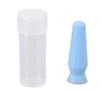 Yanmis Outil Applicateur Réutilisable de Piston de Lentille de Contact en Silicone 8 Pièces pour une Utilisation Sûre à la Maison ou en Voyage (BLUE)