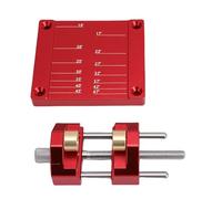 Yanmis Outil de Réglage de l'angle d'affûtage des Burins, Système de Guidage d'affûtage Facile Réglable de 5/32 à 3 Pouces, Outils pour le Travail du Bois Rouge