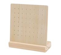 Yanmis Panneau perforé D'affichage de Clous de Boucles D'oreilles en Bois Durable de Grande capacité pour L'affichage de Bijoux, Cadeau Parfait (28 paires)