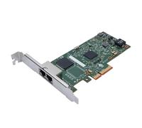 Yanmis PCIe Gigabit Ethernet Server Adapter, I350 T2 PCIe Gigabit Double Port Network Card, PCI Express 4X, Network LAN Card Prise en Charge du Serveur 2019 2016 2012 2003 2003, pour
