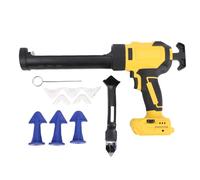 Yanmis Pistolet à Calfeutrer sans Fil, Outil de Calfeutrage électrique de 10 Oz avec 6 Vitesses Réglables, Rétraction Automatique, Lumière LED, pour