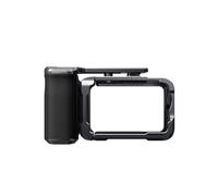 Yanmis Poignée et Cage de Caméra en Métal, Alliage D'aluminium usiné CNC avec Compartiment de Batterie à Ouverture Rapide et Connecteur fileté de 1/4 Pouces, pour Caméra d'action DSLR