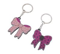 Yanmis Porte-clés en Forme d'arc, Ouvre-bouteille, Languette de Traction, économiseur d'ongles, Outil Ergonomique pour une Ouverture Facile des Boîtes, Violet Rose, 2 Pièces