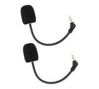 Yanmis Remplacement du Micro, Boom Microphone s'adapte pour Le Vol Cloud Flight S Cloud, Annulation du Bruit de Jeu Mic Détachable 3,5 Mm, 2 PCS