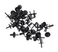 Yanmis Rivets de Fixation de Carrosserie de Voiture, 50 Pièces, Clips Durables Adaptés aux Véhicules Série 1 2 3 5 7, Plastique Haute Résistance, Installation Facile
