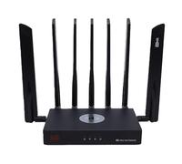Yanmis Routeur 5G WiFi 6, Routeur Cellulaire Double SIM 5G avec Module SDX62 à Puce IPQ5018, WiFi 6 Double Bande AX3000, 7 Antennes à Gain élevé, Port 2, pour Streaming 4K et Plus de (Prise UE)